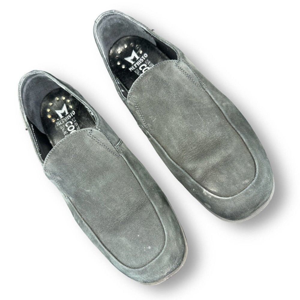 Mephisto Black Suede Slip-On Shoes Women's Size 7 Cool-Air Technology